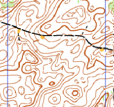 Detailed terrain view